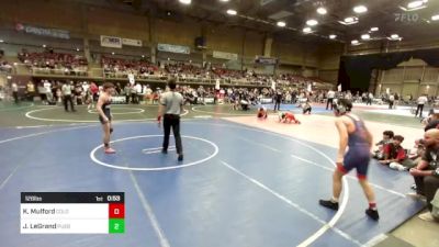 126 lbs Quarterfinal - Kadin Mulford, Colorado Outlaws vs Joseph LeGrand, Pueblo Central