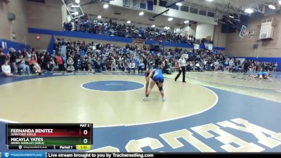 125lbs Champ. Round 3 - Micayla Yates, Sedro-Woolley (Girls) vs Fernanda Benitez, Sunnyside (Girls)