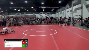 80 lbs Placement Matches (8 Team) - Brian Corbin, LaCrosse Area Wrestlers(WI) vs Cohen Reer, Team Ohio (OH)