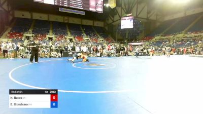 182 lbs Rnd Of 64 - Nazareth Bates, Georgia vs Gavin Blondeaux, Nevada