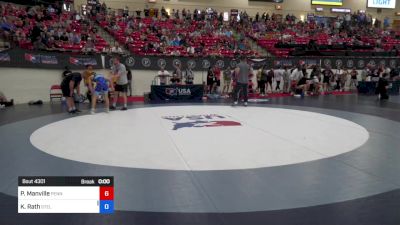 65 kg Quarters - Pierson Manville, Pennsylvania vs Kollin Rath, Steller Trained Wrestling