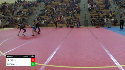 80 lbs Round 2 - Jordan Feit, Feit Club Wrestling vs Bradley Mara, Waukon Indian Wrestling