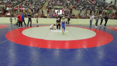 49 lbs Quarterfinal - Cameron Garner, Troup Wrestling vs Maddox Wagoner, Banks Co. BattleBorn Wrestling