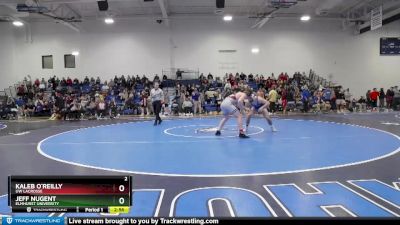 165 lbs Champ. Round 1 - Kaleb O`Reilly, UW Lacrosse vs Jeff Nugent, Elmhurst University