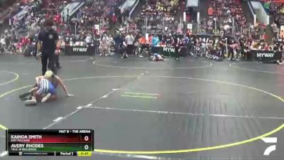 64 lbs Quarterfinal - Kainoa Smith, Mat Psychos vs Avery Rhodes, Yale Jr Bulldogs