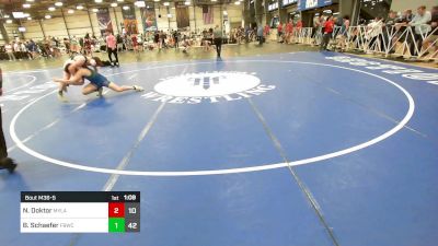 182 lbs Rr Rnd 2 - Nick Doktor, Myland Wrestling Academy vs Braxton Schaefer, Fight Barn WC