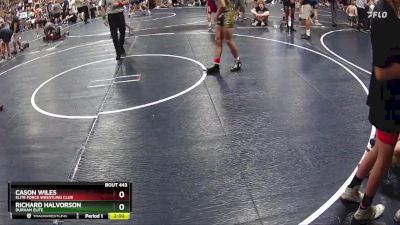 148 lbs Quarterfinal - Richard Halvorson, Durham Elite vs Cason Wiles, Elite Force Wrestling Club