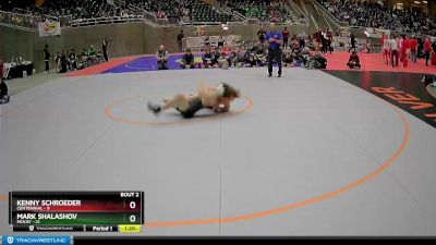 147 lbs Semis (4 Team) - Kenny Schroeder, Centennial vs Mark Shalashov, McKay