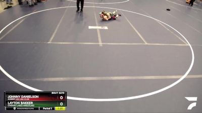 93 lbs Cons. Round 3 - Layton Bakker, Chisago Lakes Wrestling vs Johnny Danielson, Albert Lea USA Club