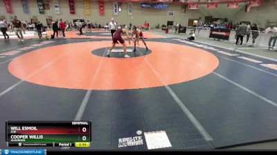 165 lbs Semifinal - Cooper Willis, Augsburg vs Will Esmoil, Coe