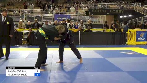 JOSE ALCANTAR LLL vs MATTHEW CLAYTON MICK 2024 Pan Jiu Jitsu IBJJF Championship