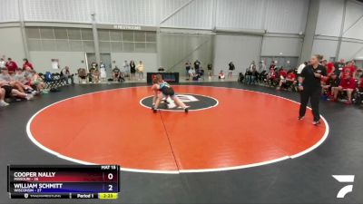 132 lbs Placement Matches (16 Team) - Cooper Nally, Missouri vs William Schmitt, Wisconsin