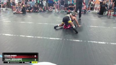 84 lbs Round 8 (10 Team) - Yohan Hernandez, Florida Scorpions Black vs Ethan Parks, Glasgow WA