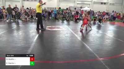 80-J lbs Consolation - Brody Gustin, MI vs Ethan Harris, SC