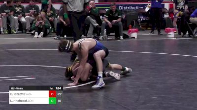 114 lbs Qtr-finals - Dominic Rizzotto, Nazareth Area vs Luke Hitchcock, Central Dauphin