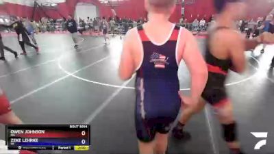 187 lbs Round 3 - Owen Johnson, MN vs Zeke Lehrke, WI