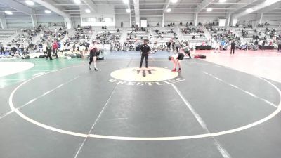 110 lbs Rr Rnd 2 - Brock Finnerty, Quest School Of Wrestling Elem vs Greyson Meyer, Mat Assassins Red