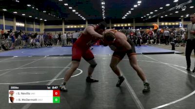 285 lbs C Of 8 #1 - Seth Nevills, Maryland vs Boone McDermott, Oregon State