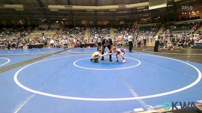 58 lbs Consolation - Abel Glover, Vian Wrestling Club vs Robert Frey, Norman Grappling Club