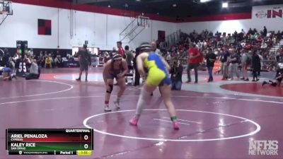 Quarterfinal - Kaley Rice, San Dimas vs Ariel Penaloza, Cypress