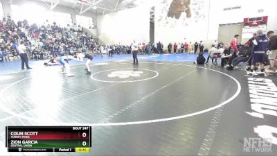 122 Boys Cons. Round 2 - Colin Scott, Torrey Pines vs Zion Garcia, Central Union