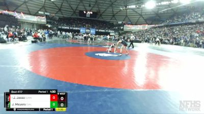 4A 106 lbs Quarterfinal - Jayden Jasso, Sunnyside vs Joseph Meyers, Central Valley