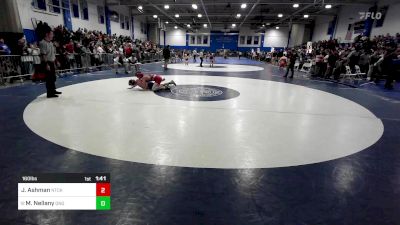 160 lbs Round Of 16 - Jake Ashman, Natick vs Matthew Nellany, Quincy