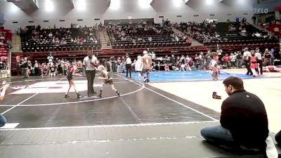 62 lbs Consolation - Reagan Wartluft, Broken Arrow Wrestling Club vs Victoria Adams, Barnsdall Youth Wrestling