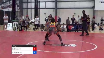 57 kg Consi Of 32 #2 - David Bragg, Tiger Wrestling Club vs Jace Schafer, New York