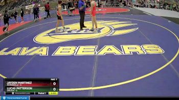 108 lbs Semis (4 Team) - Lucas Patterson, Lincoln vs Jayden Martinez, McMinnville