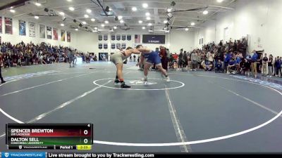 285 lbs Champ. Round 2 - Dalton Sell, Concordia University vs Spencer Brewton, UW Lacrosse