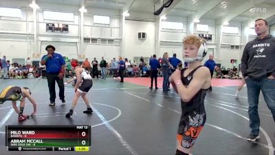 76 lbs Round 7 (10 Team) - Milo Ward, Bandits vs Abram McCall, Ohio Gold 24K