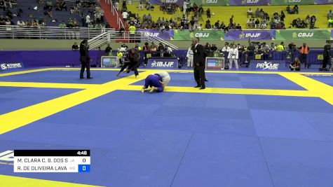 MARIA CLARA C. B. DOS SANTOS vs RAMILE DE OLIVEIRA LAVAREDA 2024 Brasileiro Jiu-Jitsu IBJJF