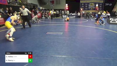 90 lbs Consy 3 - Christopher Hatley, Corry vs Xavier Piercy, Oil City