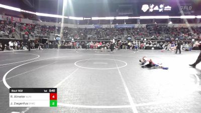 72 lbs Quarterfinal - Reid Almeter, Alton Little Redbirds WC vs Ja'Kel Ziegenfus, Springdale Youth Wrestling Club