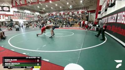 182 lbs Cons. Round 5 - Reese Bradley, Vista Murrieta vs Koen Blank, Great Oak