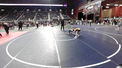 95 lbs Quarterfinal - Nolyn Lynch, Coyote WC vs Jonas Hendricks Jr, Torrington WC