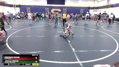 52 lbs Cons. Round 2 - Dresden Deane, Hard Rock vs Joshua Drook, Gaston Grizzlies