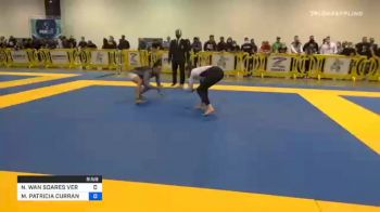 NATHALIE WAN SOARES VERAS RIBEIR vs MEAGAN PATRICIA CURRAN 2020 IBJJF Pan No-Gi Championship