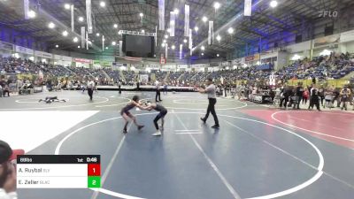 69 lbs Consi Of 8 #1 - Aurelio Ruybal, SLV Elite vs Emery Zeller, Black Fox Wrestling Academy