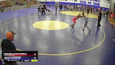 77 lbs 5th Place Match - Kapilielu (Kapi) Shinkle, Dallas Mat Club vs Macolm Rosemon, Peninsula Wrestling Club