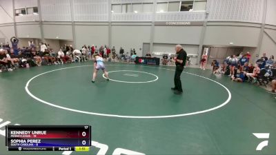 110 lbs Round 2 (6 Team) - Kennedy Unrue, Pennsylvania vs Sophia Perez, South Carolina