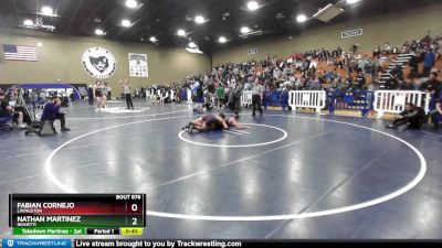 170 lbs Cons. Round 3 - Nathan Martinez, Righetti vs Fabian Cornejo, Livingston