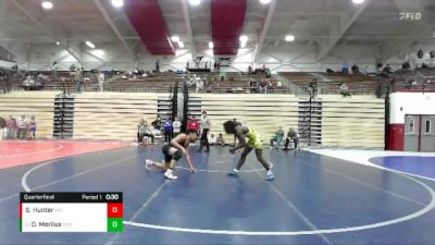 132 lbs Quarterfinal - Dylan Merilus, Perry Meridian vs Steven Hunter, Lawrence North Wrestling Club