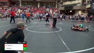 96 lbs Champ. Round 1 - Kejuan Rainey, Victory Wrestling vs Jeremiah Maley, Hutchinson