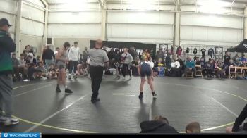 100 lbs Round 3 (4 Team) - Gage Ricklefs, Bay City MS vs Jaylen Gosciniak, Lapeer WC