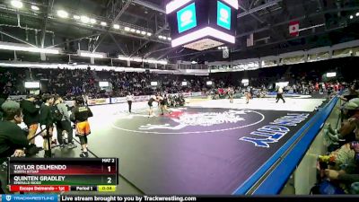 165 lbs Cons. Round 2 - Quinten Gradley, Emerald Ridge vs Taylor Delmendo, North Kitsap