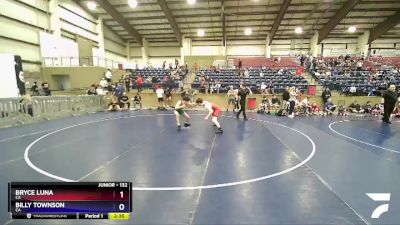 132 lbs Cons. Semi - Billy Townson, CA vs Bryce Luna, CA