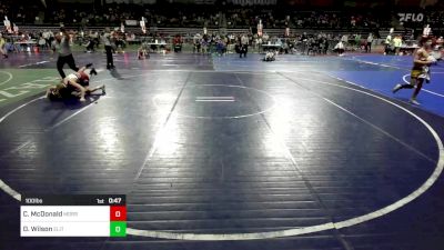 100 lbs Round Of 32 - Collin McDonald, Morristown vs Dustin Wilson, Elite NJ