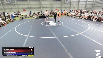 160 lbs Semis & 3rd Wb (16 Team) - Blake Smith, Illinois vs Jack Sherrell, Team Nebraska